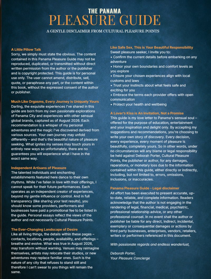 The Panama Pleasure Guide — page 27