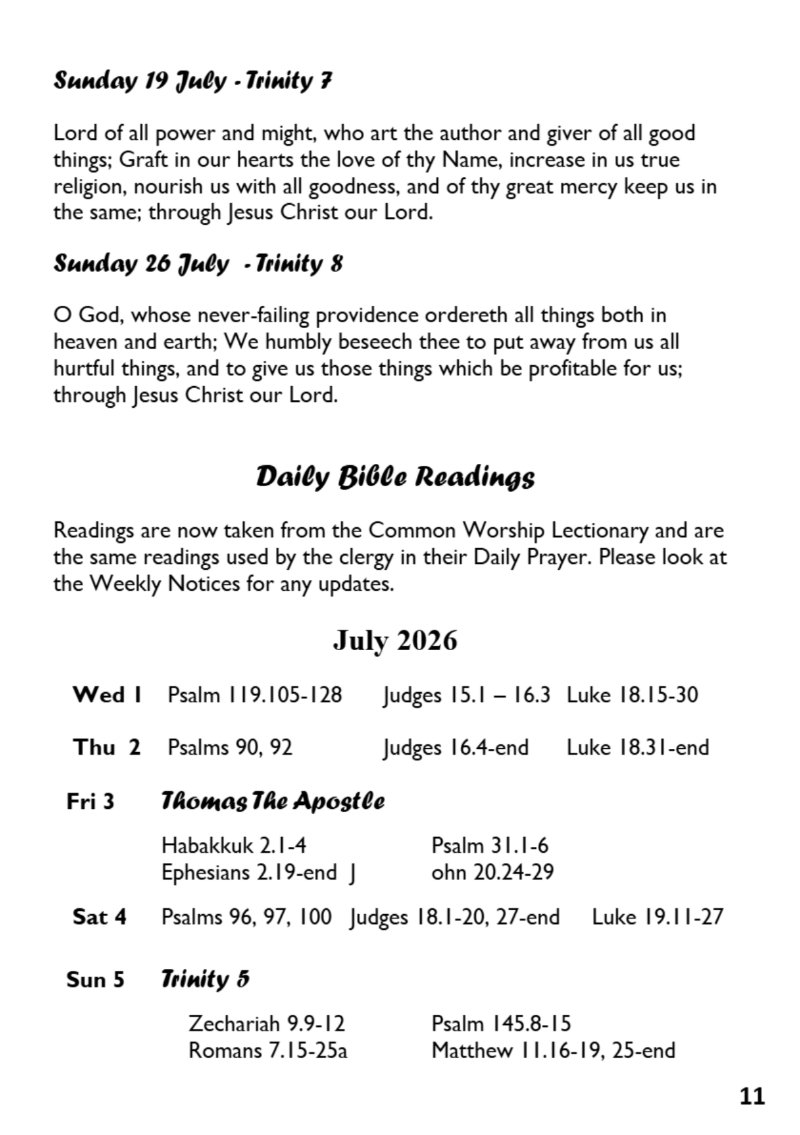 St Mary's Parish Magazine July/Aug 2026 — page 11
