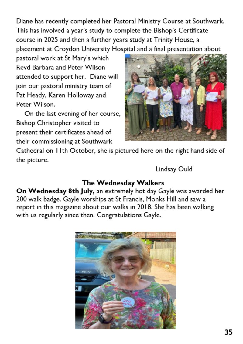 St Mary's Parish Magazine July/Aug 2026 — page 35
