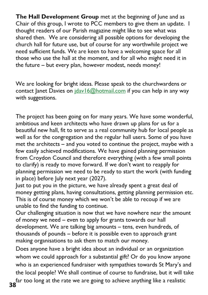St Mary's Parish Magazine July/Aug 2026 — page 38