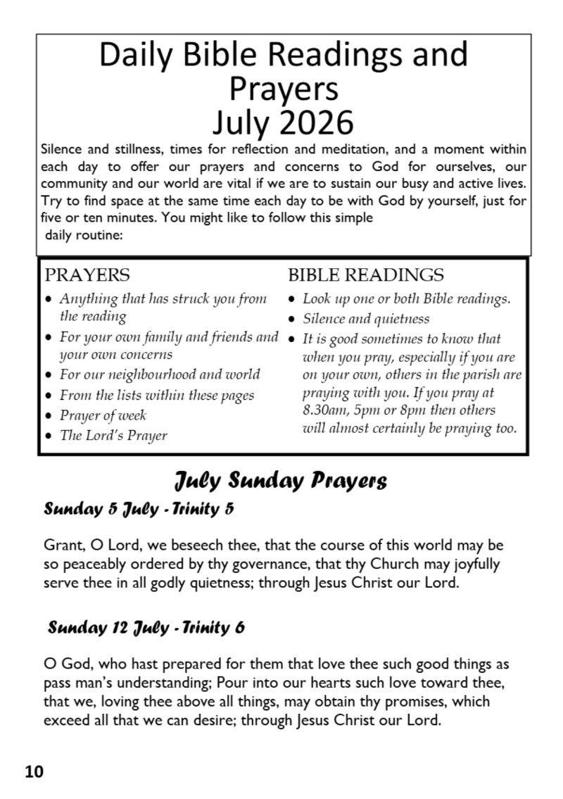 St Mary's Parish Magazine July/Aug 2026 — page 10
