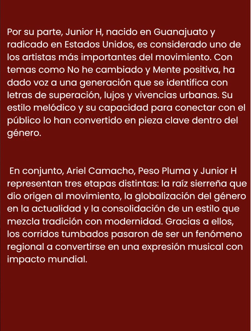 "El rey de los corridos tumbados" Natanael Cano. — page 17