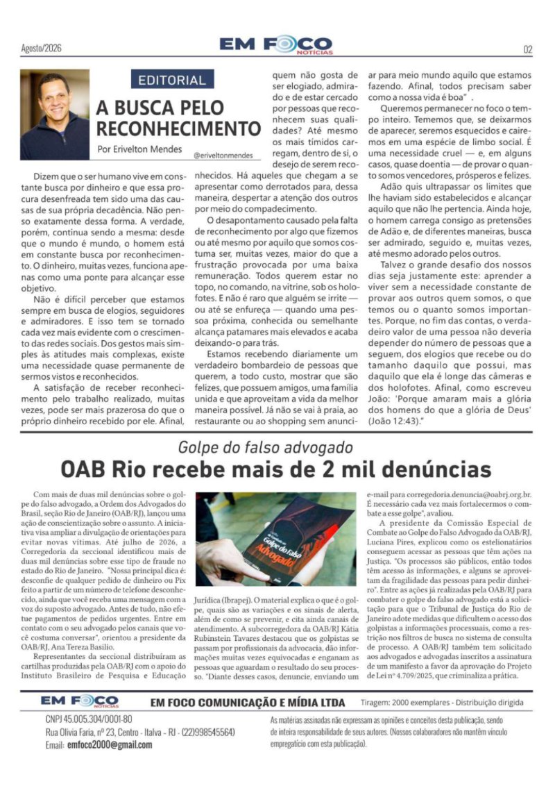Jornal Em Foco -Edição 07 — page 2