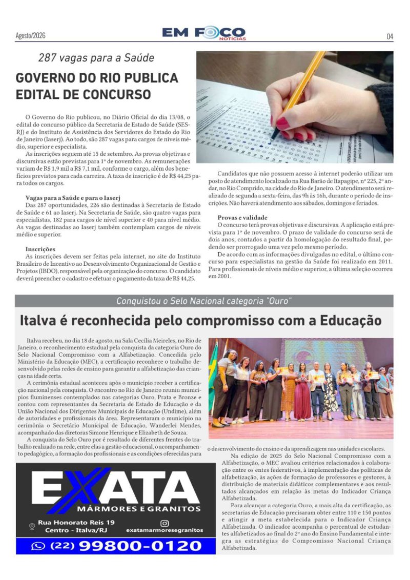 Jornal Em Foco -Edição 07 — page 4