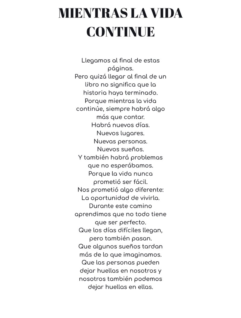 MIENTRAS LA VIDA CONTINUE — page 39