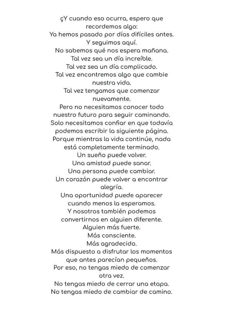 MIENTRAS LA VIDA CONTINUE — page 41
