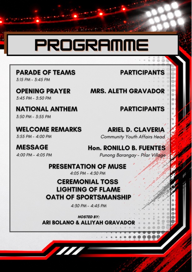 GCYO Event Programme — page 3