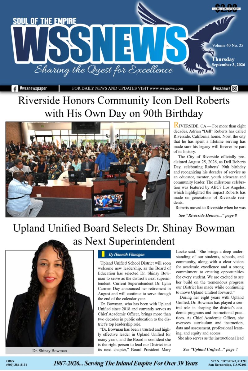Thursday, September 3 | Volume 40 No. 25 — page 1