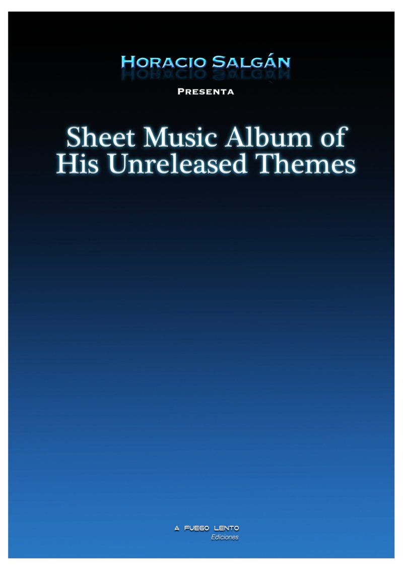Sheet Music Album of His Unpublished Themes — page 1
