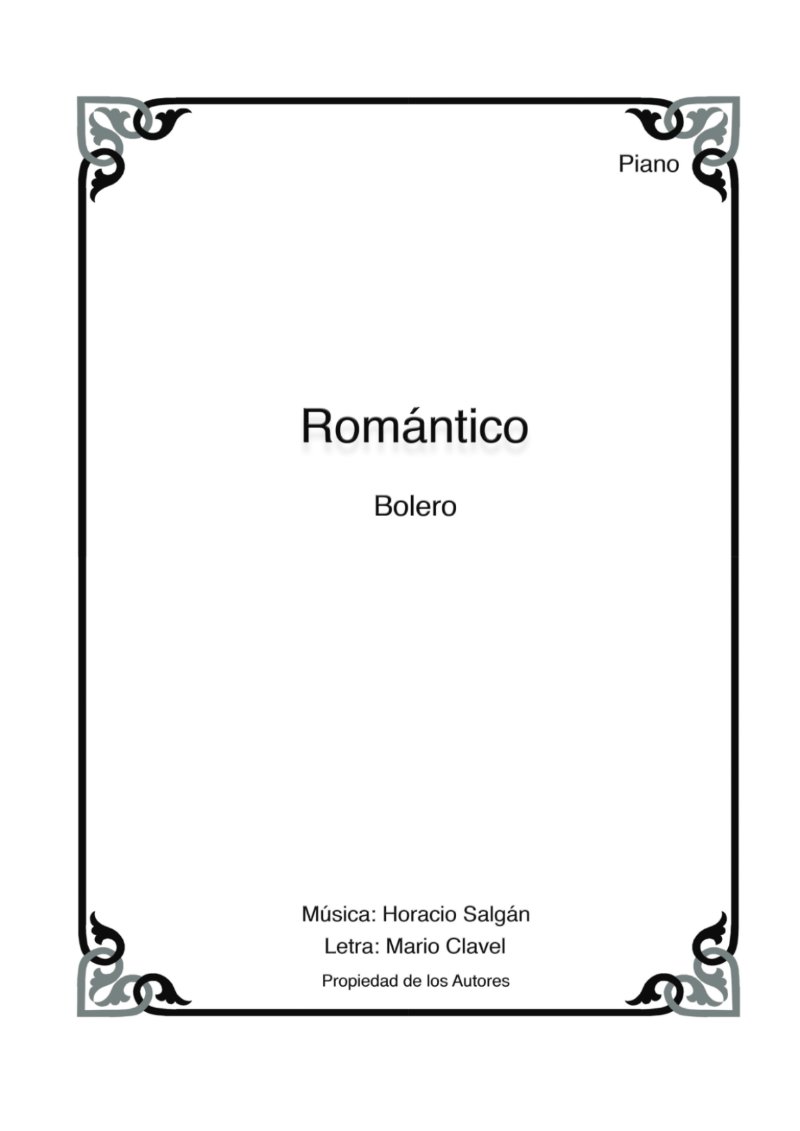 Sheet Music Album of His Unpublished Themes — page 14