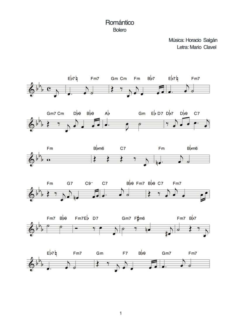 Sheet Music Album of His Unpublished Themes — page 17