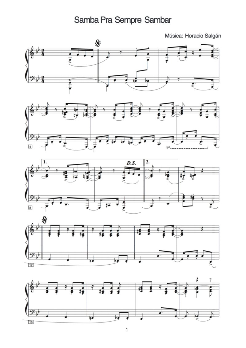 Sheet Music Album of His Unpublished Themes — page 19