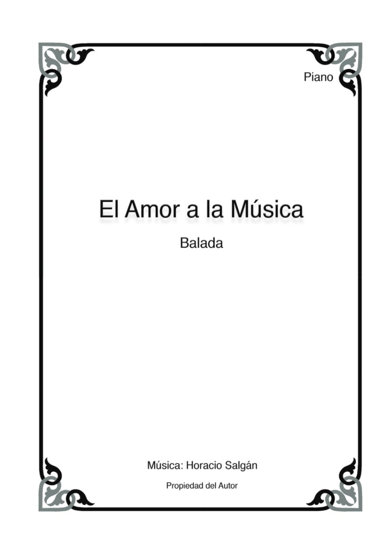 Sheet Music Album of His Unpublished Themes — page 8