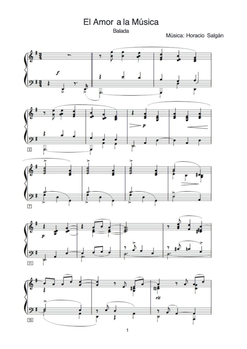 Sheet Music Album of His Unpublished Themes — page 9