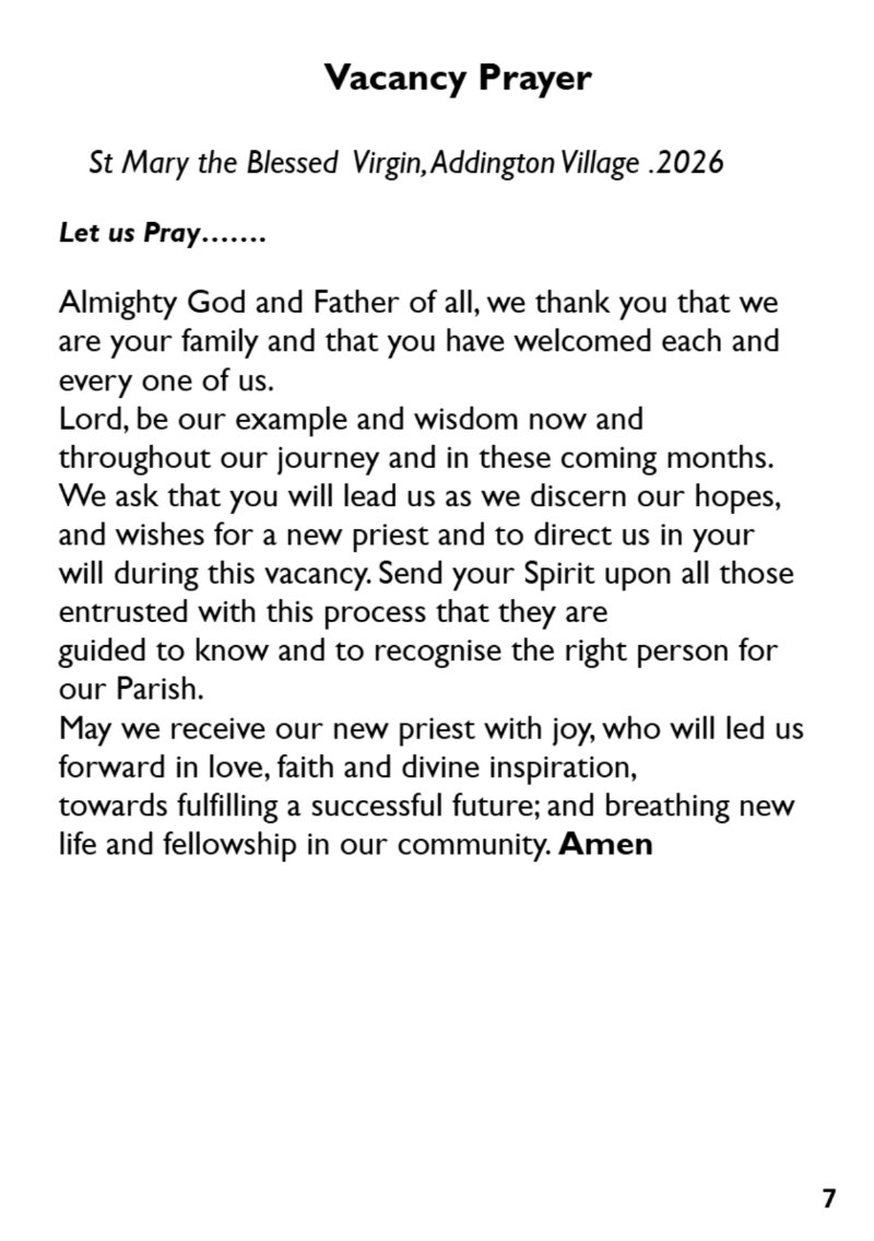 St Mary the Blesssed Virgin Magazine September 2026 — page 7