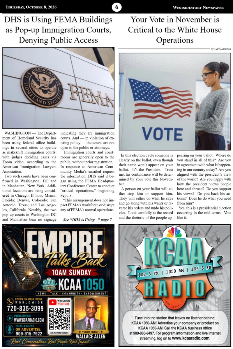 Thursday, October 8 | Volume 40 No. 30 — page 6