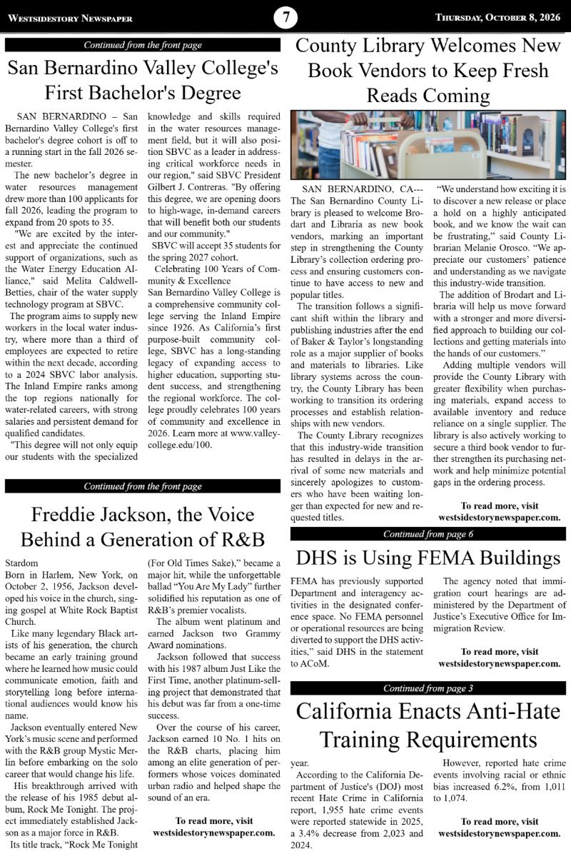 Thursday, October 8 | Volume 40 No. 30 — page 7