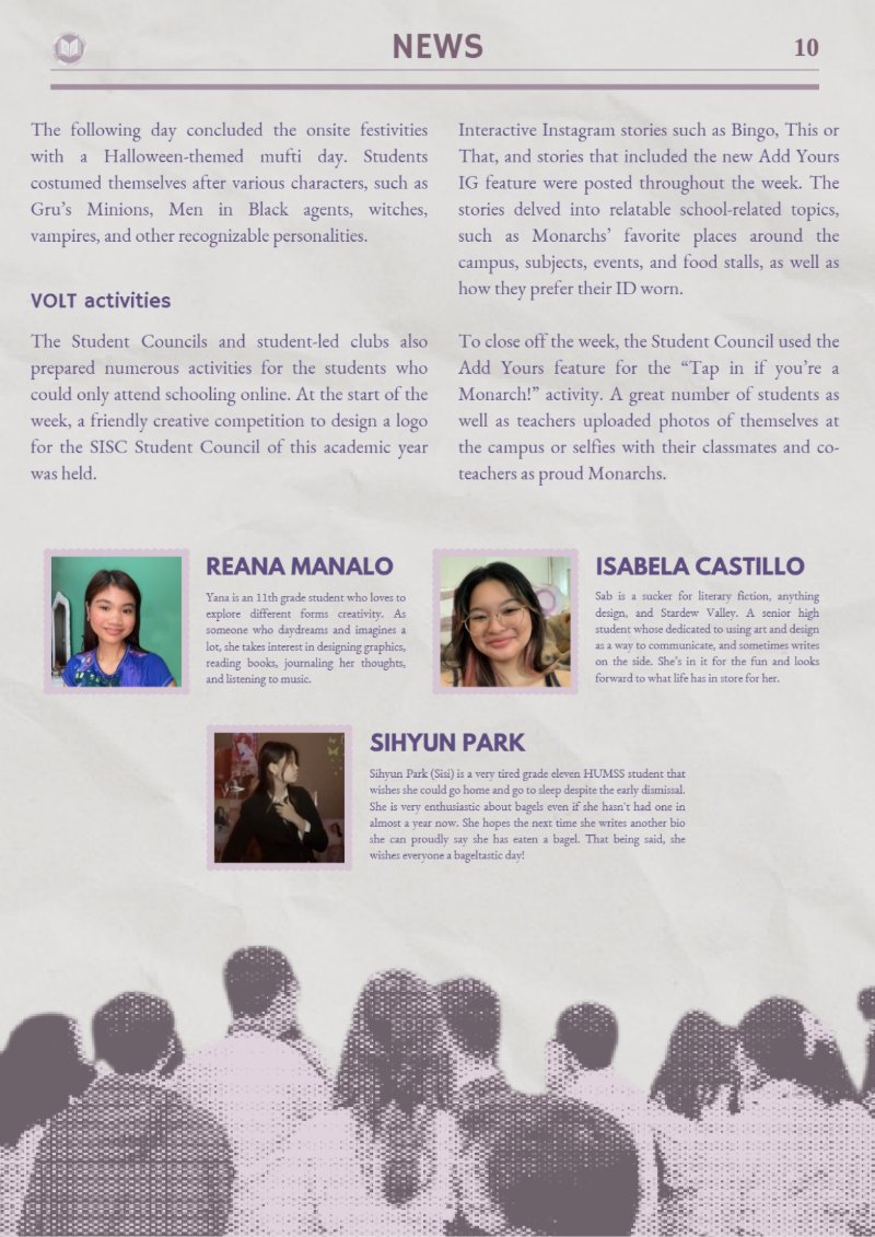 newsletter issue 3 vol 1 (1) — page 14