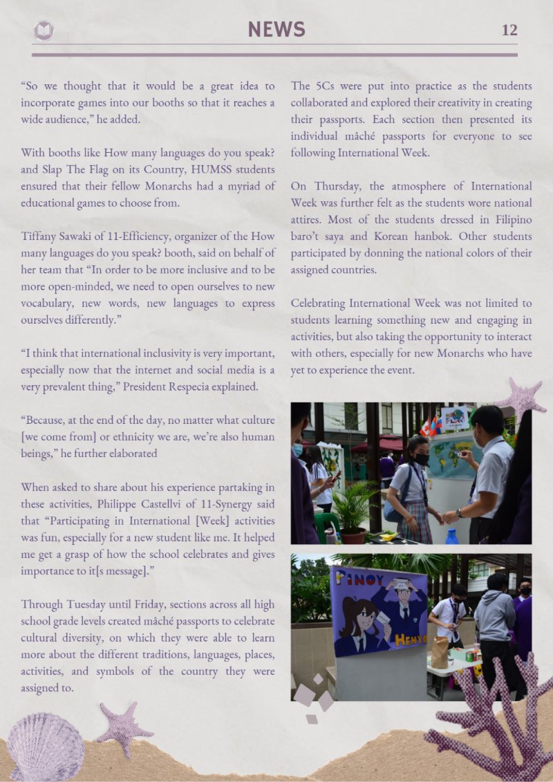 newsletter issue 3 vol 1 (1) — page 16