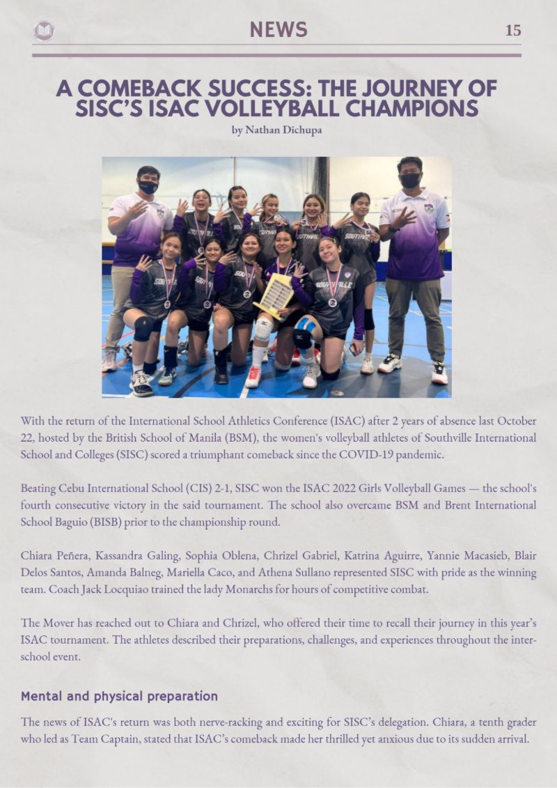 newsletter issue 3 vol 1 (1) — page 19