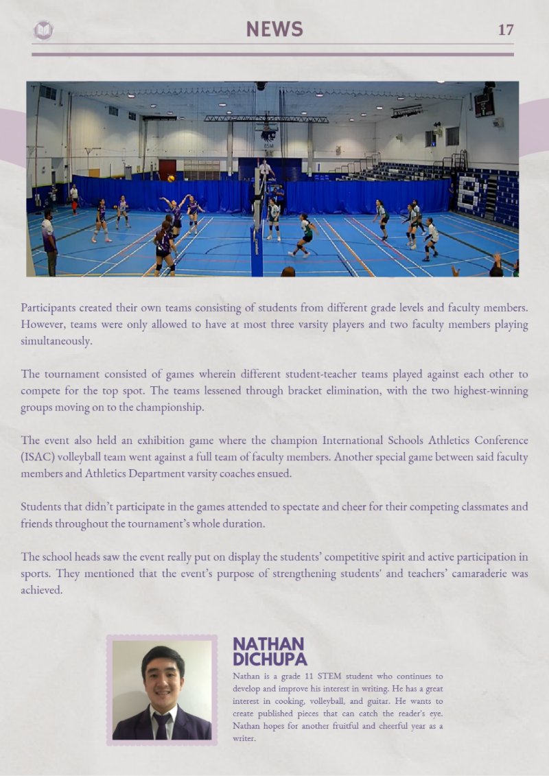 newsletter issue 3 vol 1 (1) — page 21