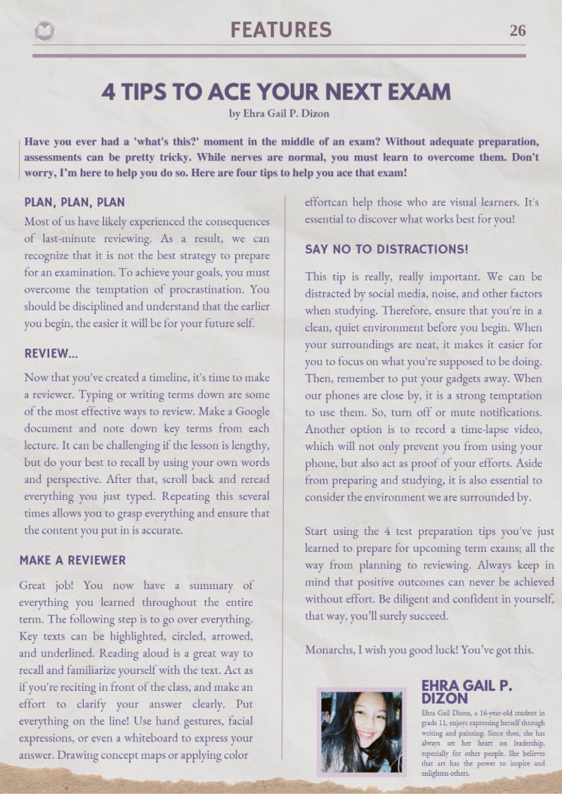 newsletter issue 3 vol 1 (1) — page 31