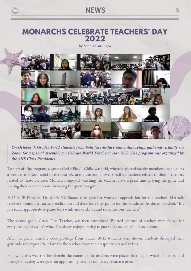 newsletter issue 3 vol 1 (1) — page 7