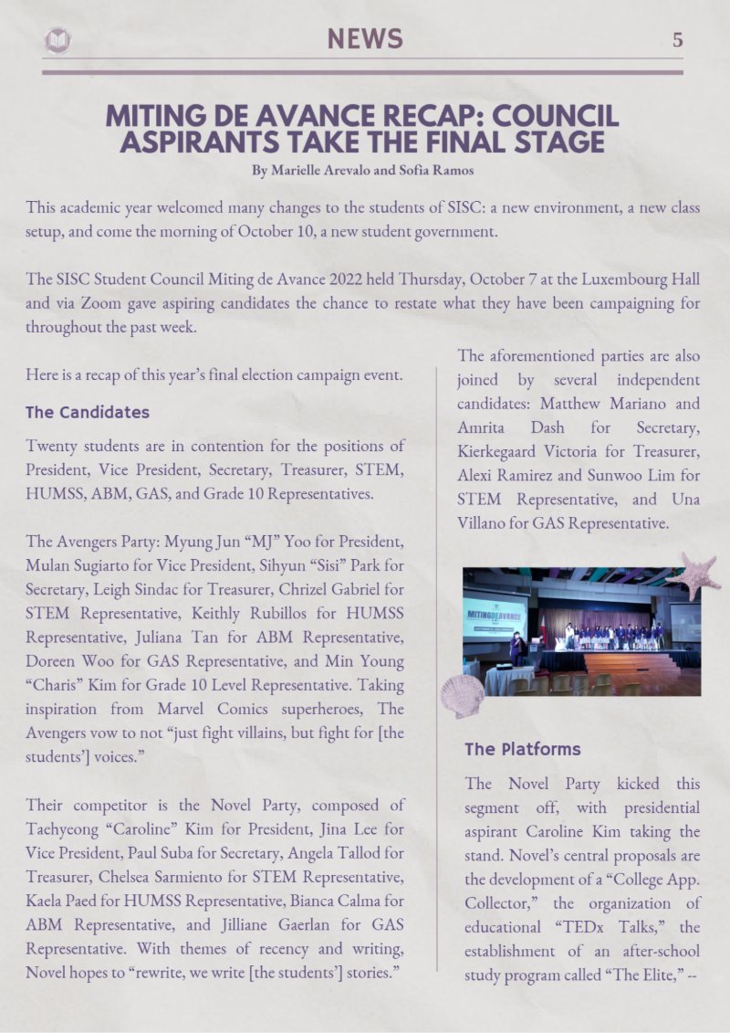 newsletter issue 3 vol 1 (1) — page 9