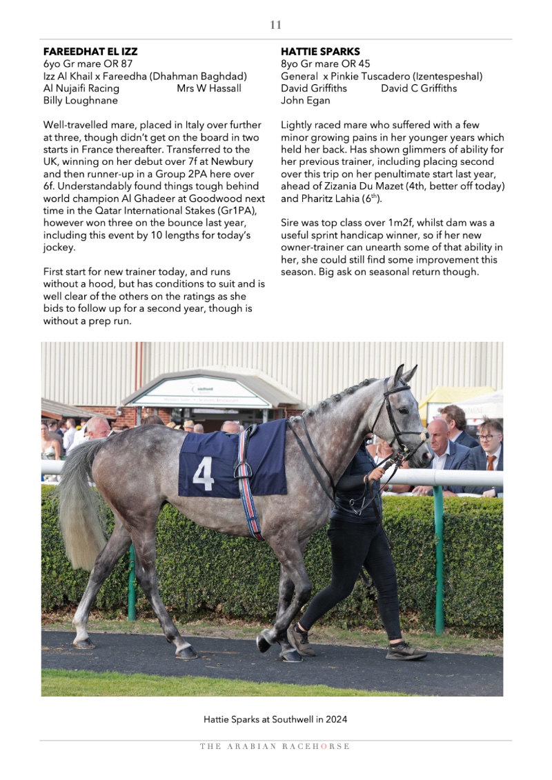 The Arabian Racehorse Spring 2026 — page 11