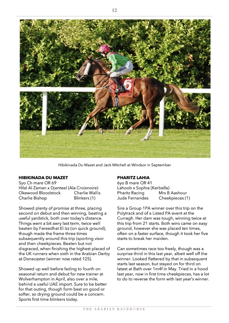 The Arabian Racehorse Spring 2026 — page 12