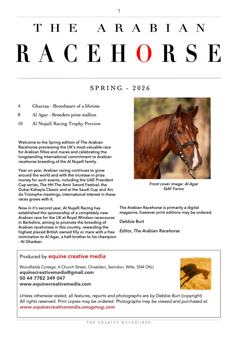 The Arabian Racehorse Spring 2026 — page 3