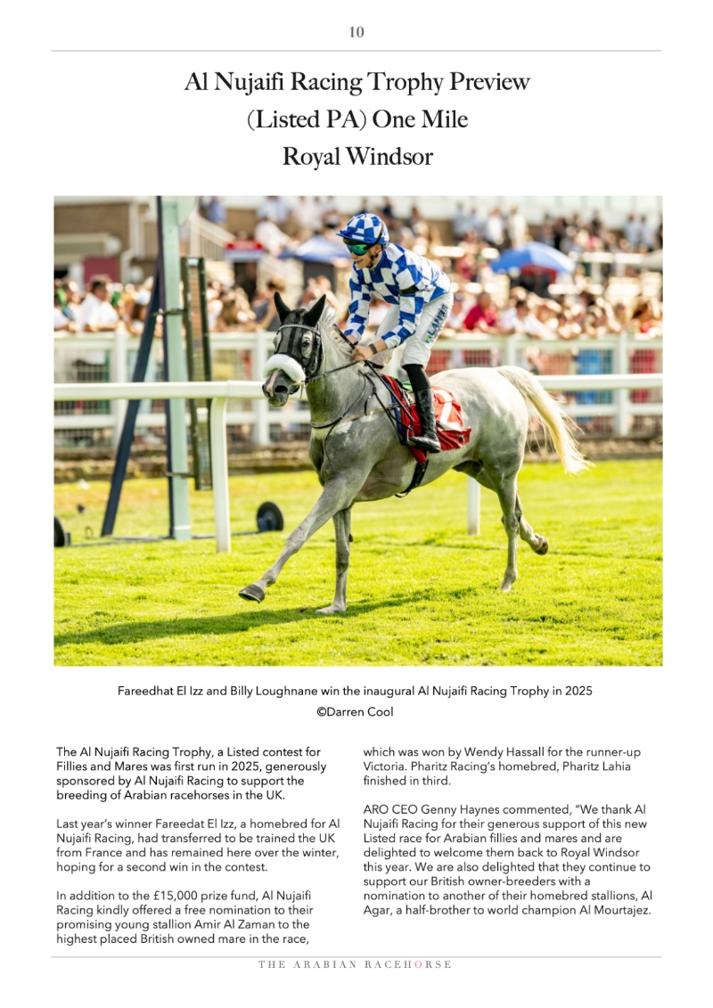 The Arabian Racehorse Spring 2026 — page 10