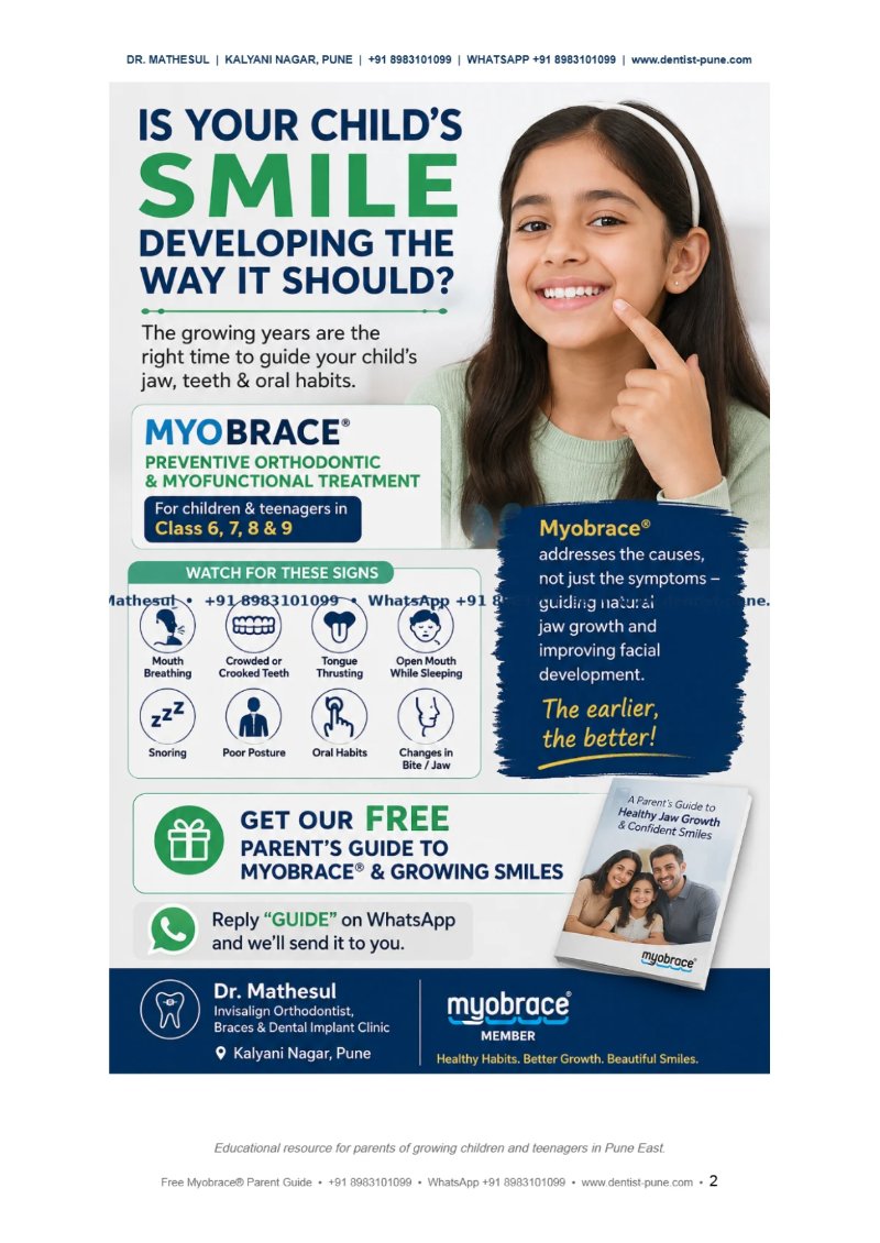 FREE MYOBRACE® PARENT GUIDE Dr Aashish Mathesul — page 2