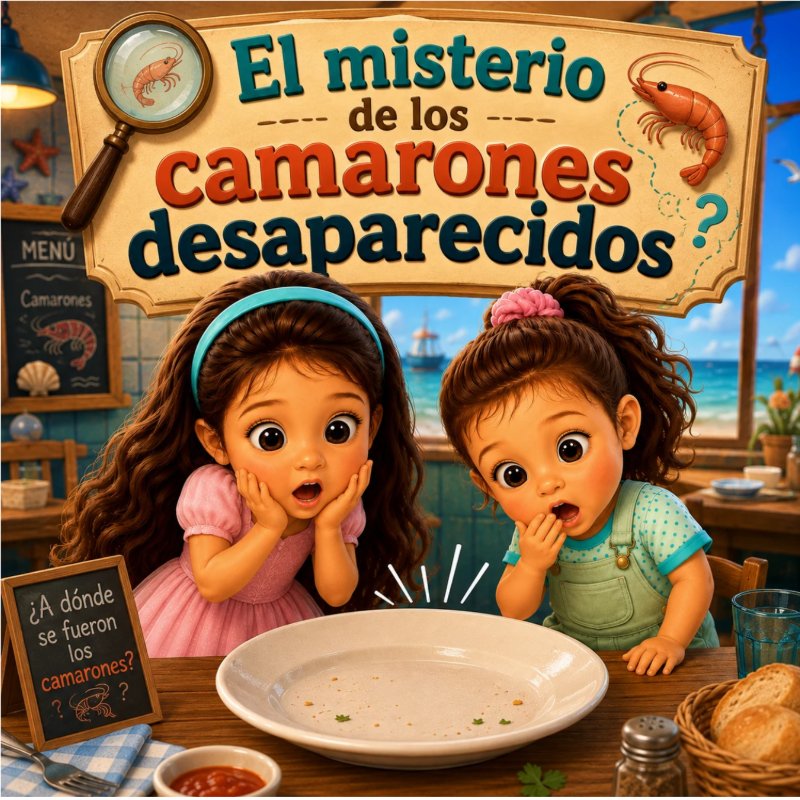 EL MISTERIO DE LOS CAMARONES-Liah Victoria y Maria Paula — page 1