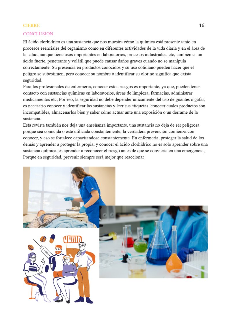 HCL ACIDO CLORHIDRICO — page 16