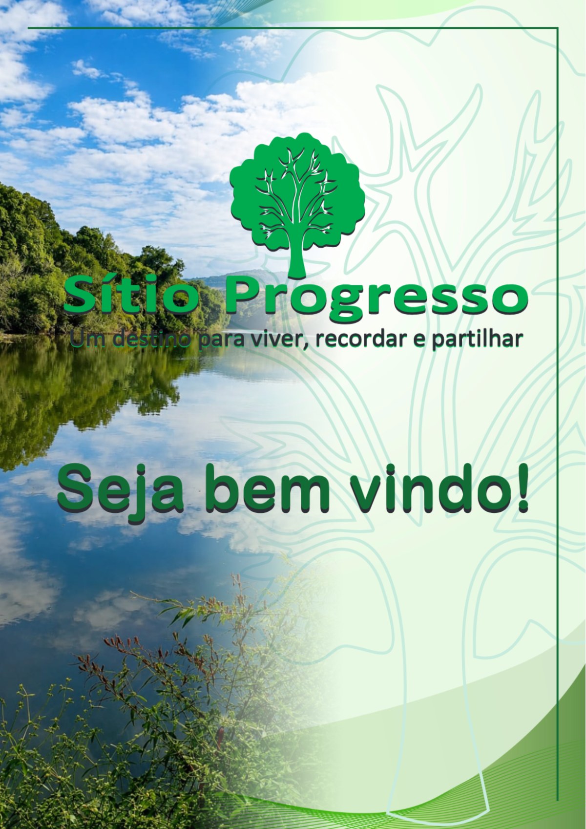 Sitio Progresso Portifolio com capa