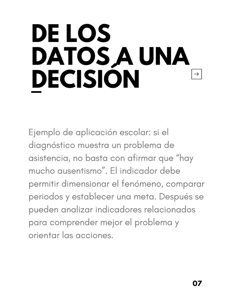 Educación bajo la lupa: el poder de los indicadores — page 8