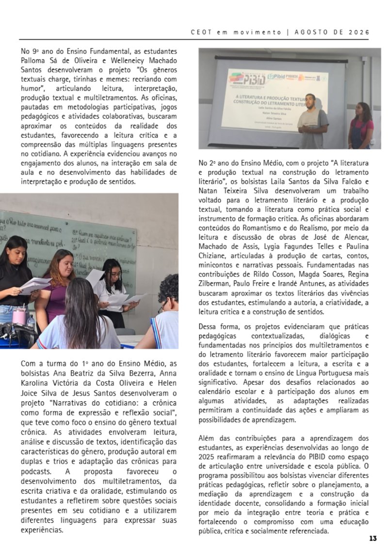 CEOT EM MOVIMENTO — page 13