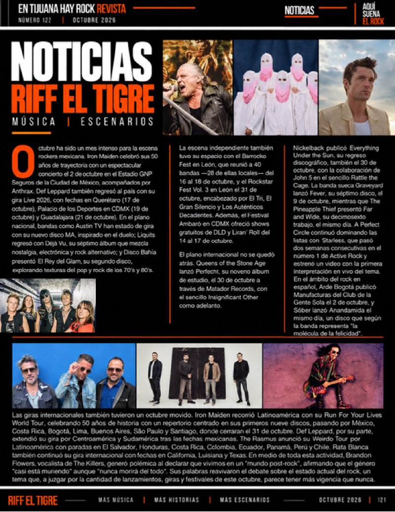 En Tijuana Hay Rock Revista - Edicion 122 — page 51