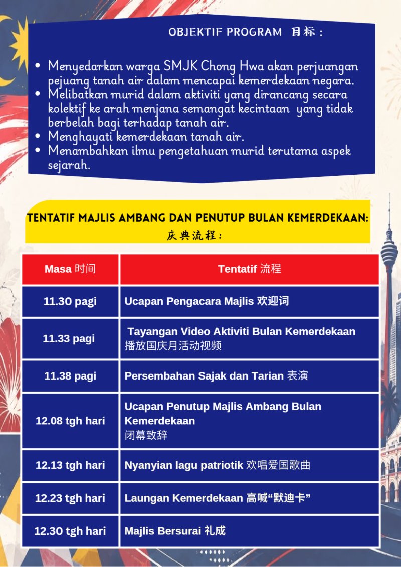 Buku Program Majlis Sambutan Ambang Merdeka 2026 — page 2