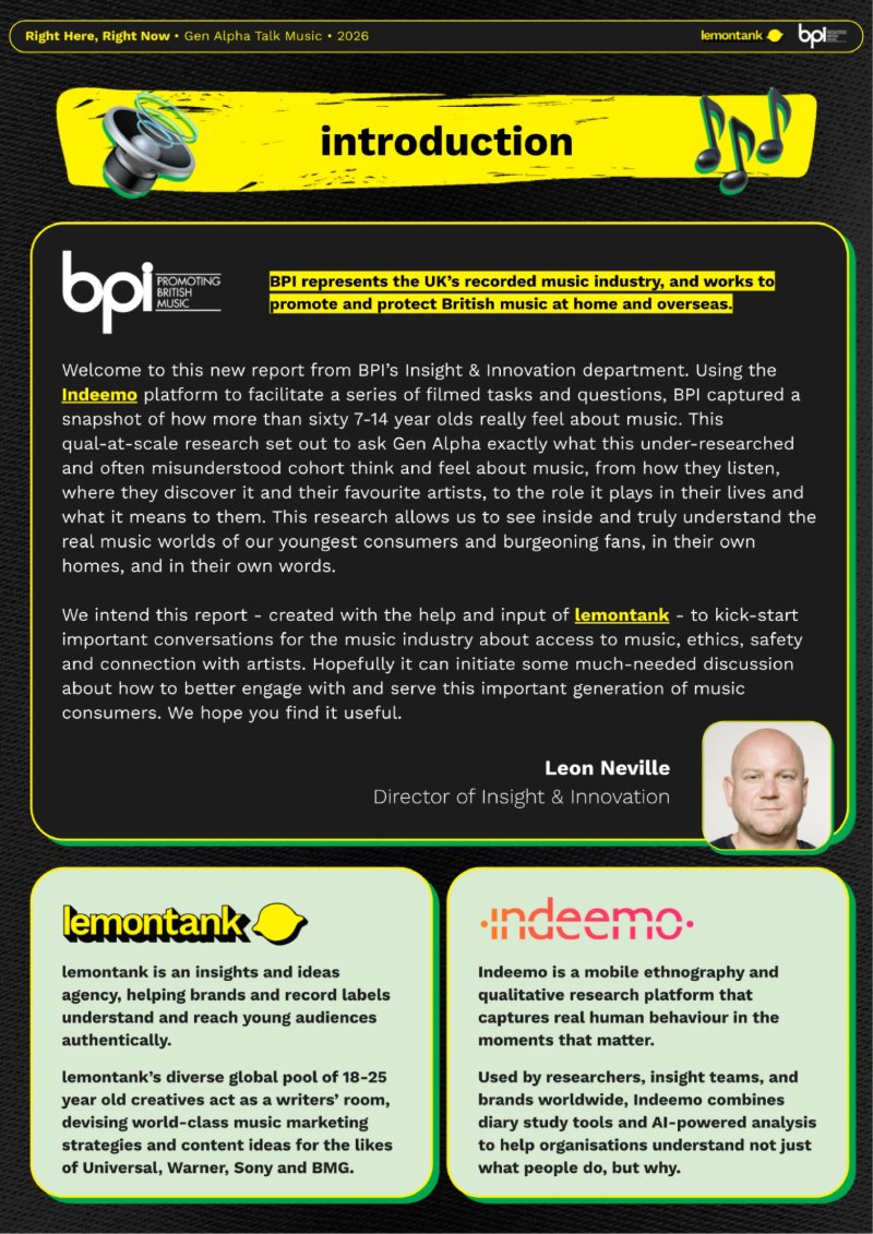 Right Here, Right Now Generation Alpha Talk Music • 2026 • BPI — page 3