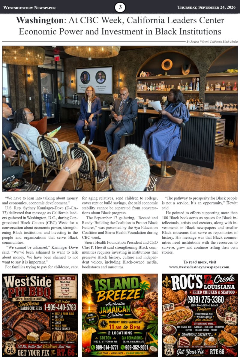 Thursday, September 24 | Volume 40 No 28 — page 3