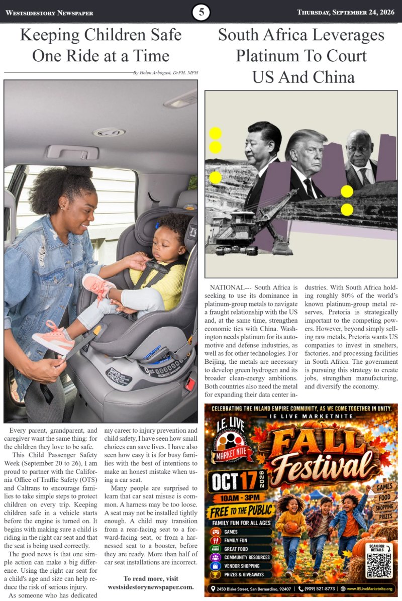 Thursday, September 24 | Volume 40 No 28 — page 5