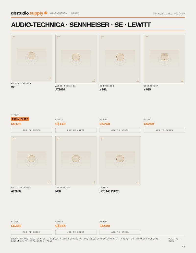 ABSTUDIO.SUPPLY Hardware Catalogue — page 12