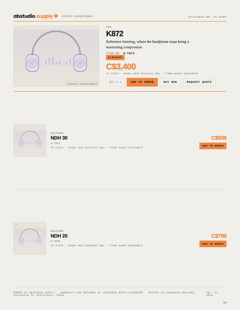 ABSTUDIO.SUPPLY Hardware Catalogue — page 18