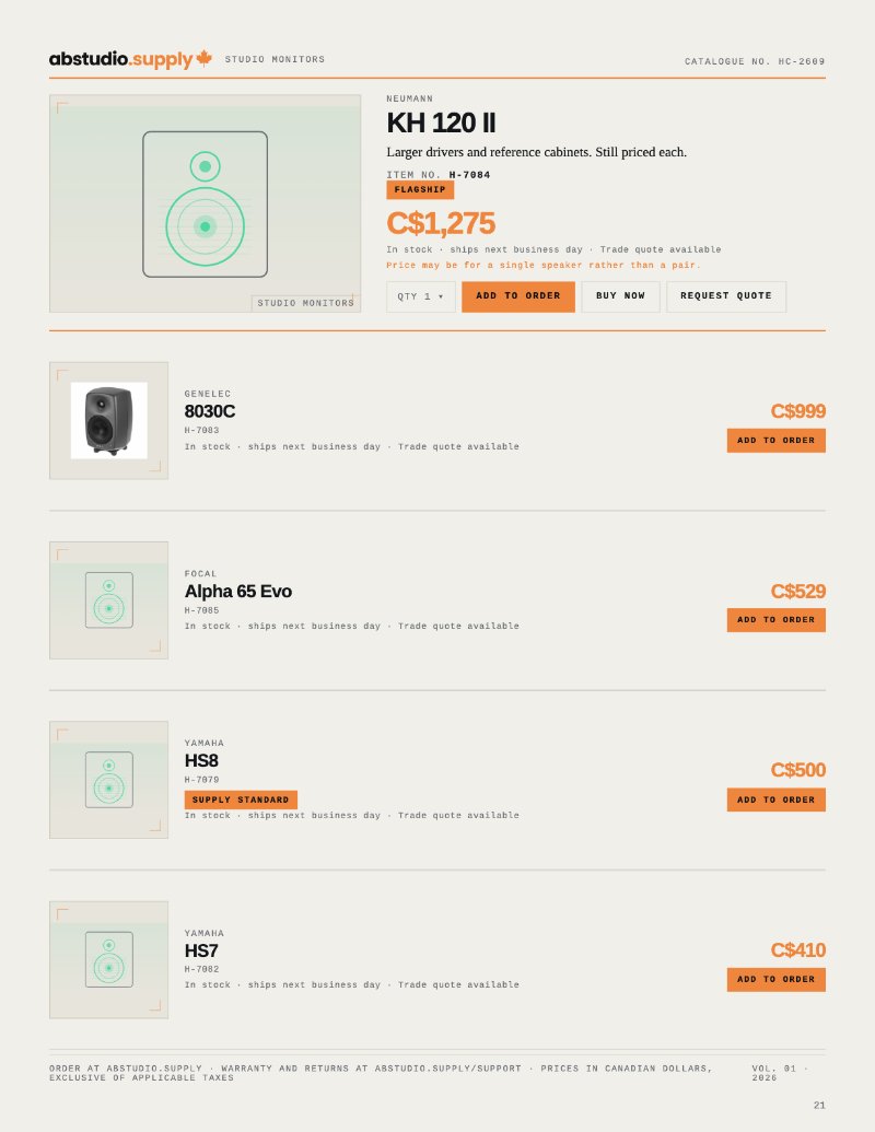 ABSTUDIO.SUPPLY Hardware Catalogue — page 21