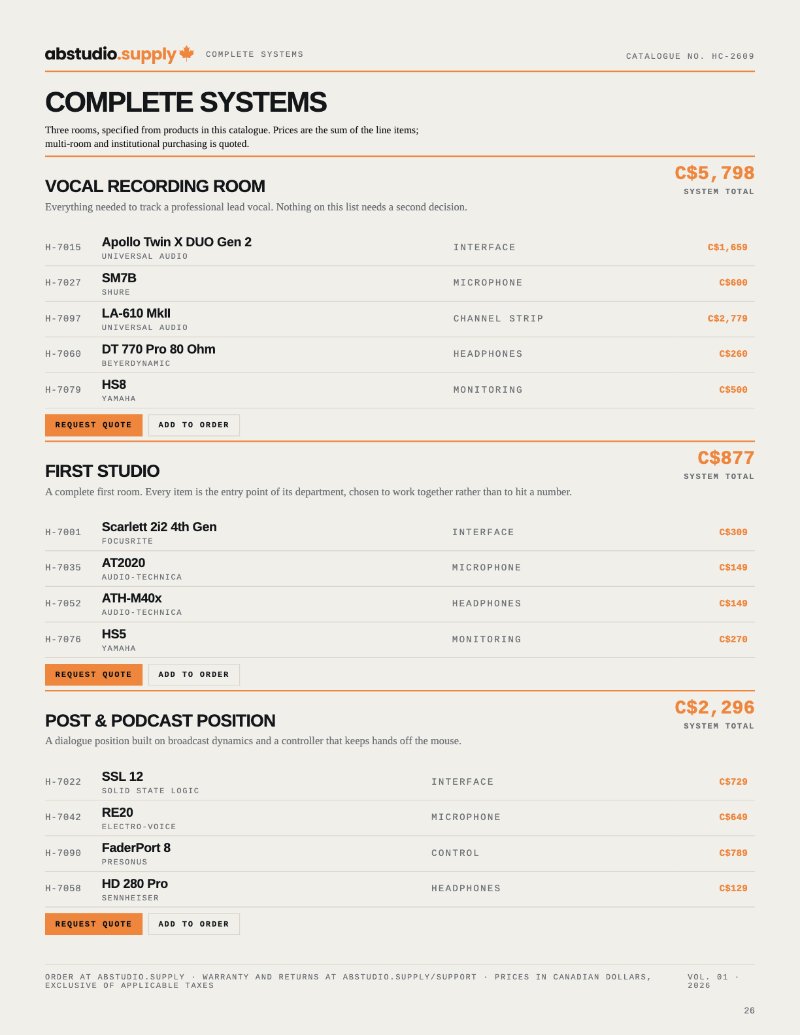 ABSTUDIO.SUPPLY Hardware Catalogue — page 26