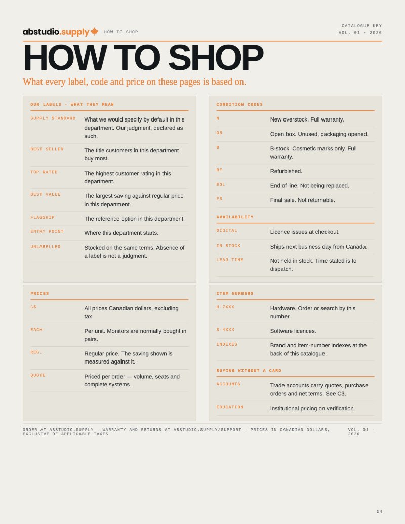 ABSTUDIO.SUPPLY Hardware Catalogue — page 4