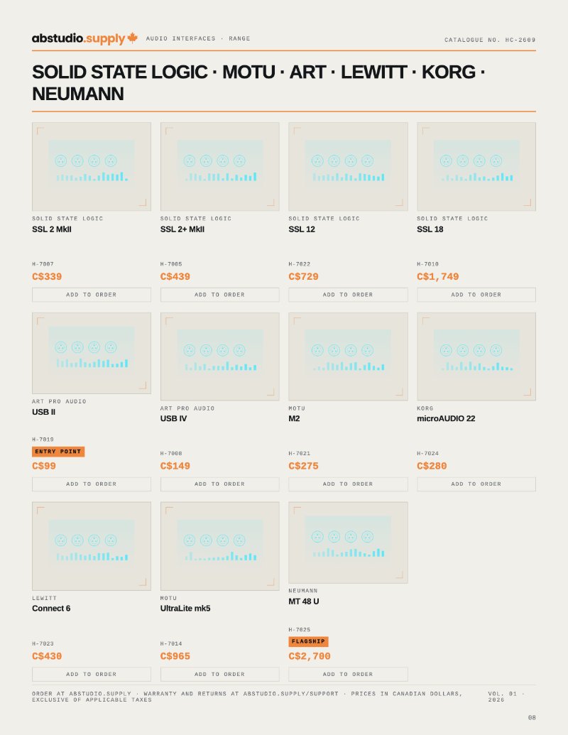 ABSTUDIO.SUPPLY Hardware Catalogue — page 8
