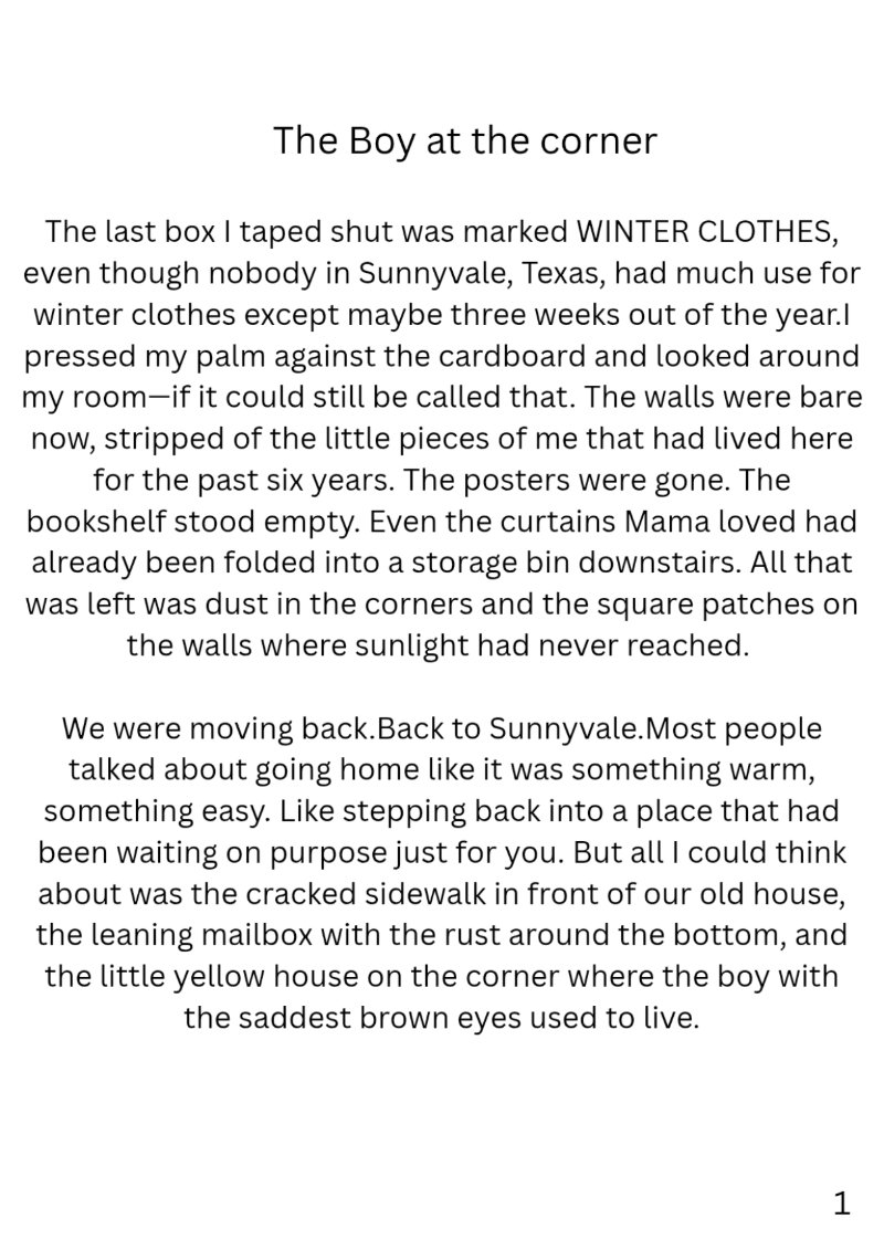 The Boy at the corner By Carlos L Hammond — page 2